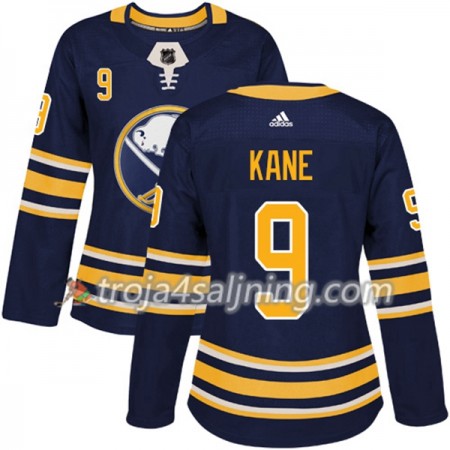 Buffalo Sabres tröja Evander Kane 9 Adidas 2017-2018 Marinblå Authentic - Dame NHL Tröjor